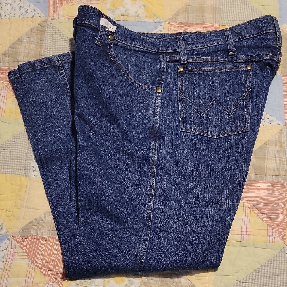 Classic Blue Denim Wrangler Jeans